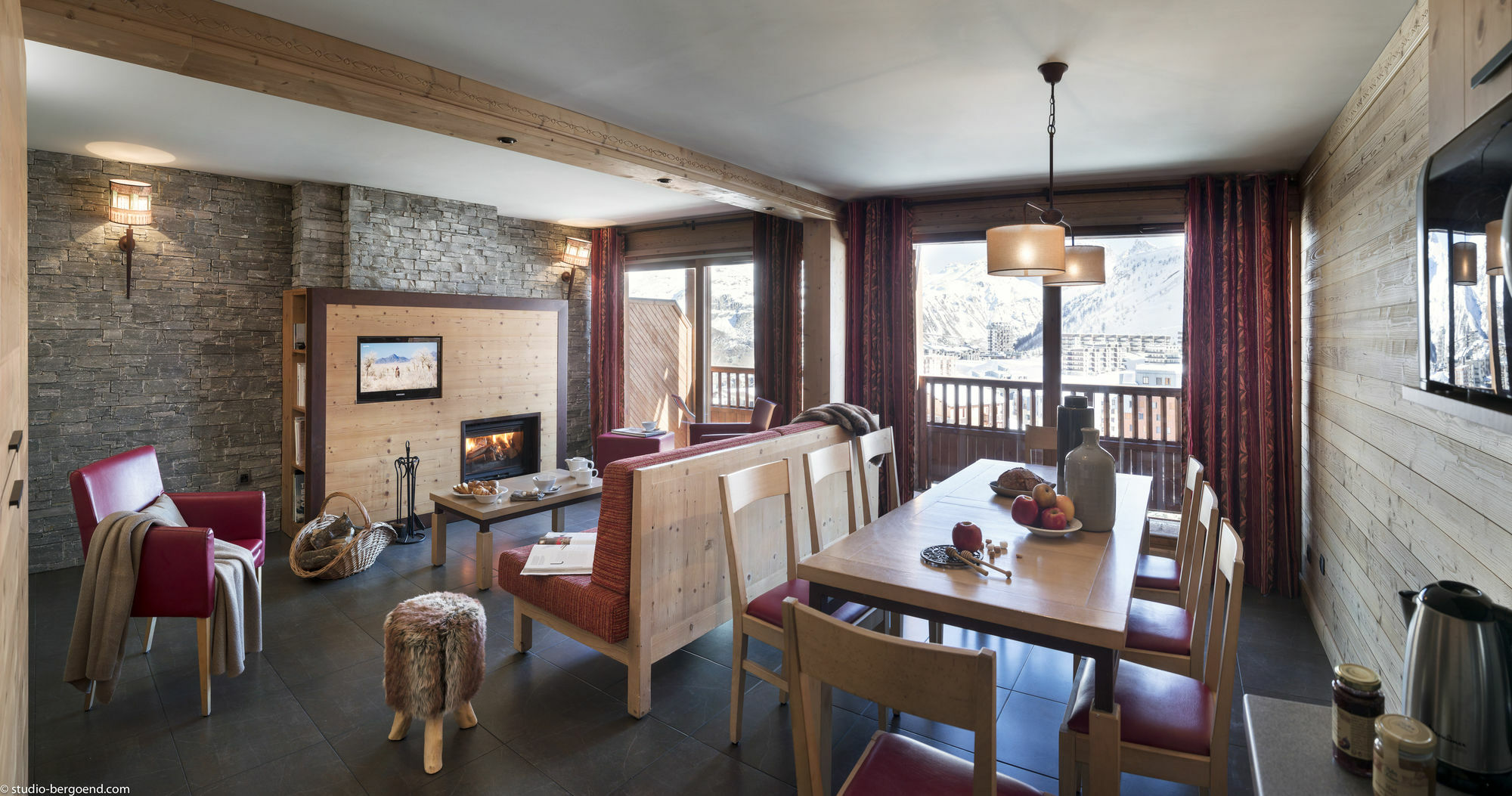 Chalets Montana Airelles ทีนเญอ ภายนอก รูปภาพ